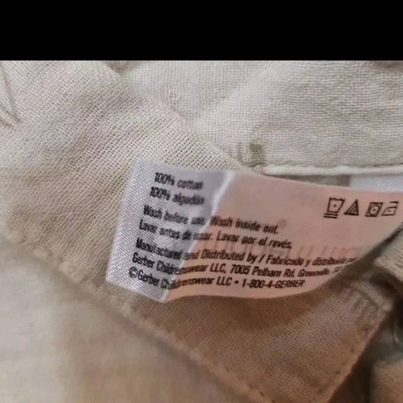 Modern Moments by Gerber Baby Boy Short Set 100% Cotton Outfit Sz 0-3 Months - Picture 4 of 7